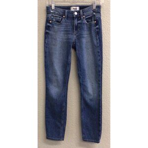 Paige Verdugo Crop Skinny Jeans Medium Wash Stretch Women’s Size 24